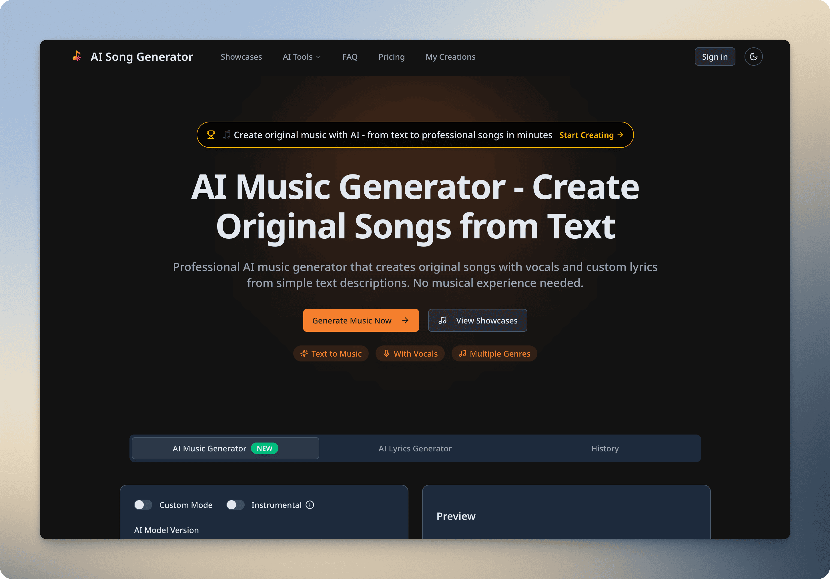 AI Music Generator